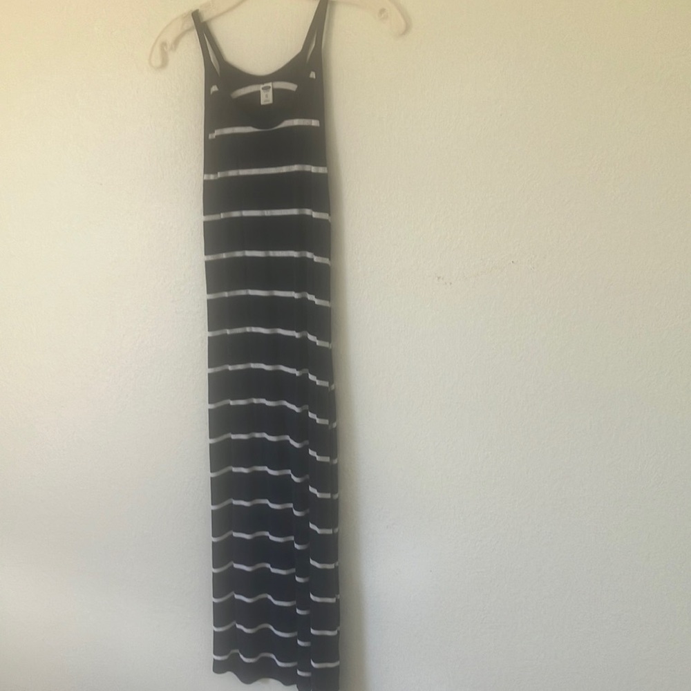 Old navy ribbed Striped Maxi Dress xs